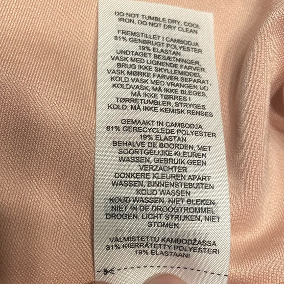 Gymshark Power Jacquard Shorts Pink Marble Loose Fit Women's - Picture 6 of 6